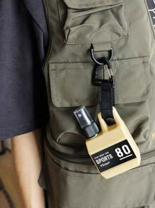 1 件 80 毫升户外便携式酒精喷雾瓶，带挂钩，可再填充旅行喷雾器，随机标签 - 黃色 - 查看 12