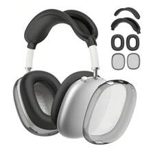 hellodigi 纯色透明 Apple Air-Pods Max 耳机保护套 适用于 Air-Pods Max 耳机保护套 TPU 保护壳 耳罩 头带 横梁 耳套 四件套 纯色透明 Apple Air-Pods Max 耳机保护套 - 彩色 - 查看 13