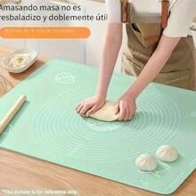 1pc Thickened Silicone Kneading Mat, Kitchen Dough Rolling Mat For Dumpling, Bun, Bread Baking And Pastry Making