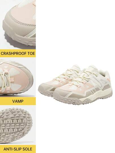 TECTOP 女士秋冬户外登山徒步鞋透气防撞鞋底弹力防滑耐磨