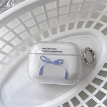 Apple Bowknot 保护壳适用于 Airpods 2 无线耳机，透明柔软防震外壳适用于 Airpods 3、AirPods Pro、AirPods Pro 2/AirPods 4 - 無色 - 查看 14