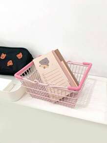 1 hộp đựng đồ trang điểm, đồ trang sức để bàn đa năng màu hồng - Nhiều màu - Xem 3