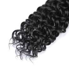 Human Braiding Hair 50g 16-24inch Deep Water Wave Bulk Human Hair For Braiding No Weft Bundle 12A Brazilian Virgin Curly Human Hair Extensions For Boho Braids Wet And Wavy Human Hair Braiding Hair - Natural Black - 查看 11