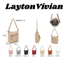 Laytonvivian Simple Minimalist Women's Shoulder Bag - 粉色 - 查看 2