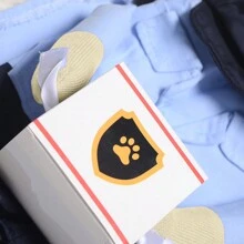 1 set Costume de déguisement pour animaux de compagnie pour Halloween, tenue de transformation drôle de livreur debout, vêtements pour animaux de compagnie - Bleu azur - Voir 7