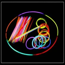 100 支多色发光棒，非常适合音乐会、酒吧、舞蹈、派对、DIY 装饰 - 彩色 - 查看 7