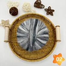 Large Clouds, A Ball Of 100 Grams, Length 350 Meters, Gradient Wool Mohai, Rainbow Segment Dyed Medium Thick Thread, DIY Hand-Woven Wool, Hook Scarf, Clothes And Hats