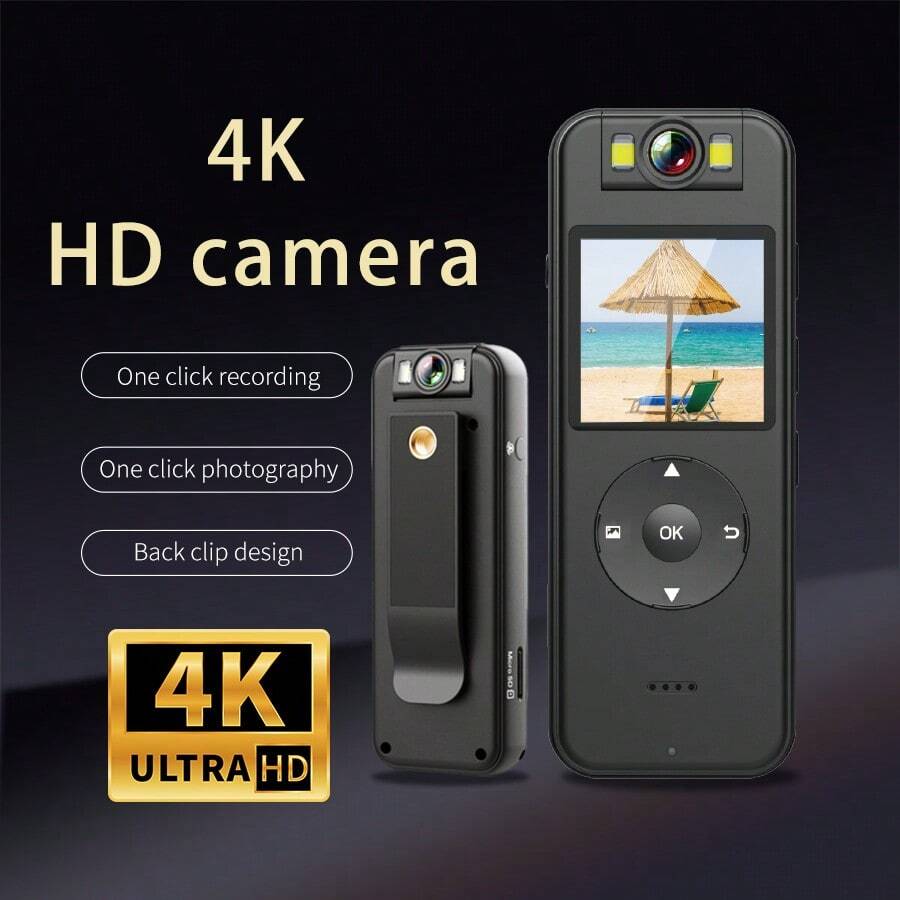 Ultra High Definition 4K Home Camera, Wireless WiFi Hotspot With Screen