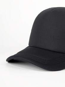 1pc Unisex Colorful Baseball Cap, Breathable Mesh Trucker Hat, Perfect For Golf And Outdoor Activities.