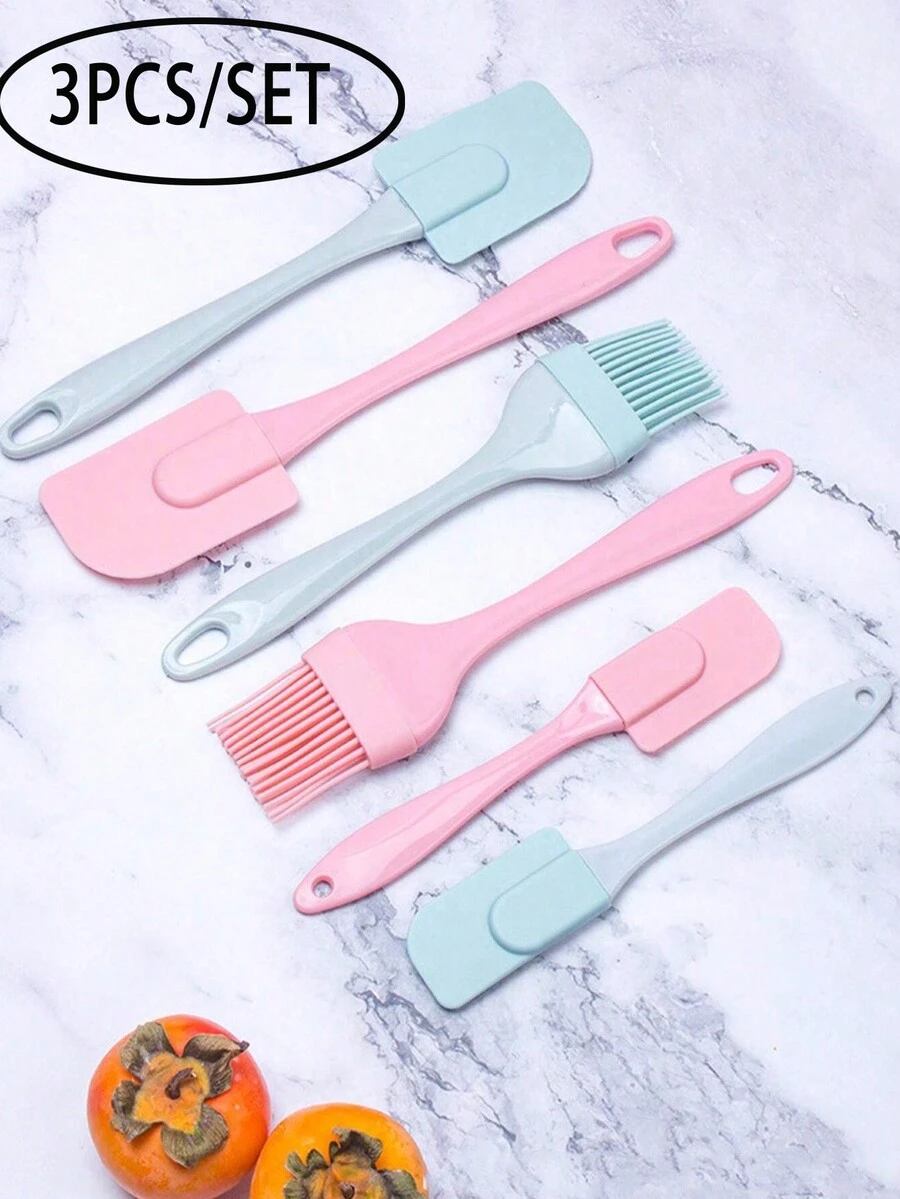 1/3 chiếc cọ quét dầu BBQ bằng silicon cho nhà bếp, cọ quét nước sốt bánh kếp - Nhiều màu - Xem 1