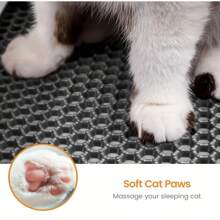 Double-Layer Honeycomb Design Cat Litter Mat, Non-Slip And Washable, Suitable For Pet Toilets And Litter Boxes - Multicolor - View 5