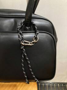 Colorful Braided Rope Creative Bag Charm Couple Bracelet Anklet Bag Accessories Multipurpose DIY Nylon Cord Fashion Car Keychain For Young Men Women College Students Christmas Gifts Gift Thanksgiving