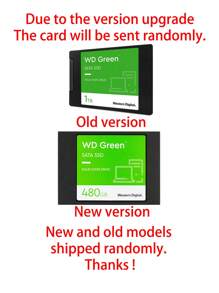 WD Western Digital Green 2.5" 240GB 480GB 1TB SSD 內部固態硬碟 硬碟盤 SATA 3. - 軍綠色 - 查看 3