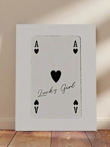 1/3 件无框扑克海报，干杯！墙壁艺术，黑樱桃形墙壁装饰，复古海报，时尚帆布画，艺术印刷品，装饰画，家居装饰艺术品和理想礼物，适用于客厅卧室厨房浴室宿舍 - 彩色 - 查看 4