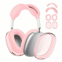hellodigi 纯色透明 Apple Air-Pods Max 耳机保护套 适用于 Air-Pods Max 耳机保护套 TPU 保护壳 耳罩 头带 横梁 耳套 四件套 纯色透明 Apple Air-Pods Max 耳机保护套 - 彩色 - 查看 14