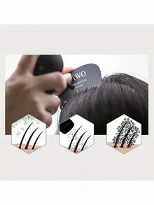 1 件便携式增发纤维粉喷雾瓶，配有加长喷嘴和泵，可均匀喷雾，适用于美发沙龙、理发店和家庭使用