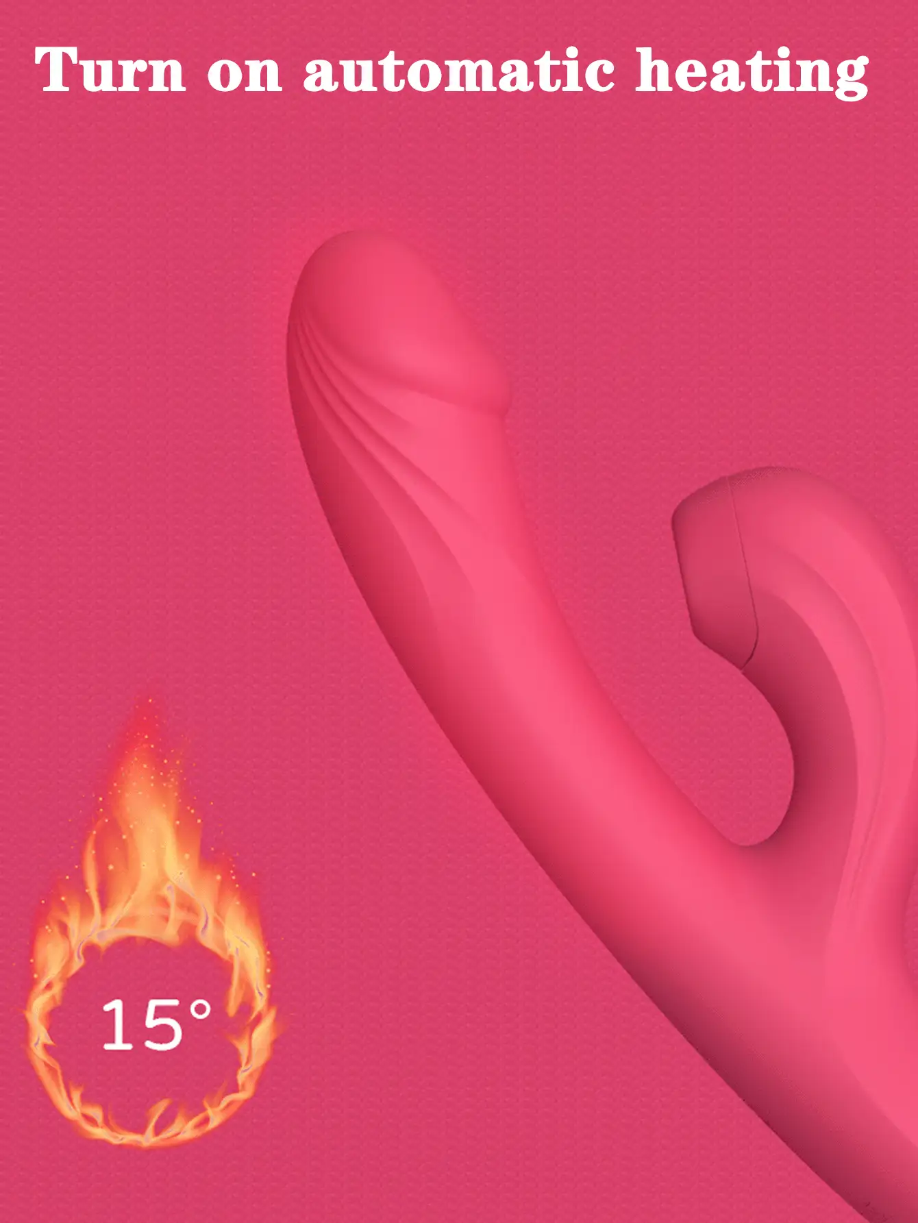 Vibrador de dildo con calefacción para mujeres, vibrador de succión para estimulación del clítoris y el punto G, juguetes sexuales para adultos con vibración de dedo masajeador con succión y vibración, para mujeres