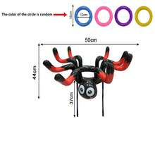 1 Bộ 5 Chiếc Đồ Chơi Ném Vòng Nhện Bơm Hơi, Chất Liệu PVC Dày - Nhiều màu - Xem 2