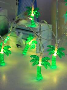 1pc Coconut Palm Tree Lamp, Home Decor, Coconut Brown String Lights Decoration, Suitable For Home, Bedroom, Garden, Patio, Wedding, Birthday Party, Summer Decoration Garden Lights Garden Decor Wedding Decor Room Decor Gifts Graduation