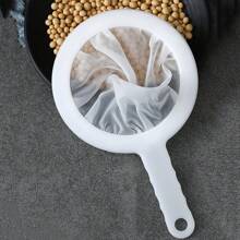 1 件装豆浆过滤器过滤筛，带手柄豆浆过滤器，细网家用榨汁机分离过滤器，适用于豆浆、咖啡、牛奶、酸奶、果汁、茶叶过滤器、蜂蜜、葡萄酒 - 彩色 - 查看 10