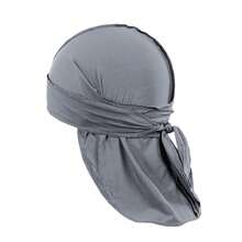 Jordefano 18 Pack Mens Durags Stylish Waves Doo Rag Tail And Headscarf - Grey - View 1