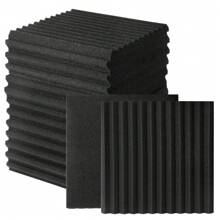 50 Pack Acoustic Foam Panels 1" X 12" X 12" Wedge Soundproof Studio Foam For Walls Sound Absorbing Panels Sound Insulation For Studio