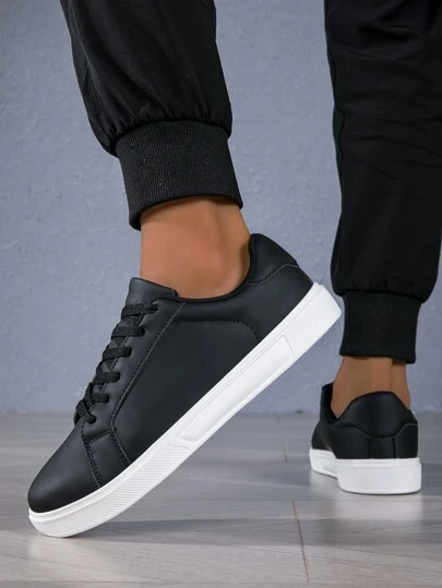 休闲软底男士平底滑板鞋，透气运动运动鞋，男女通用轻便运动鞋，适合 36-45 码