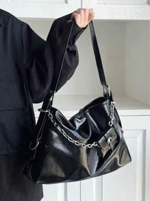 时尚 Y2k 风格女士单肩包，配有防水手提或斜挎 PU 皮包，休闲爱心形包，适合女性、女孩、学生、年轻专业人士、办公室女士和商务旅行等各种场合。