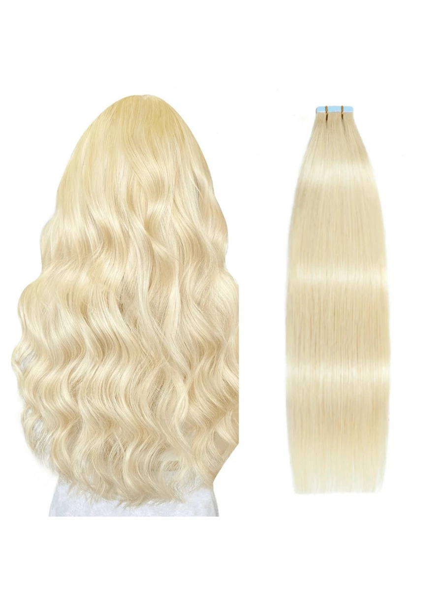 Kercsityn Ekstensi Rambut Tape In Rambut Manusia 10-24 Inci Warna Piano Rambut Lurus Halus Remy Rambut Manusia Tanpa Sambungan Ekstensi Rambut Tape In Kulit 20 Pcs