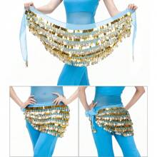 288 Coins 5 Layers Of Copper Gong Belt Belly Dance Costume Belt Wrap Belt Belly Dance Belt