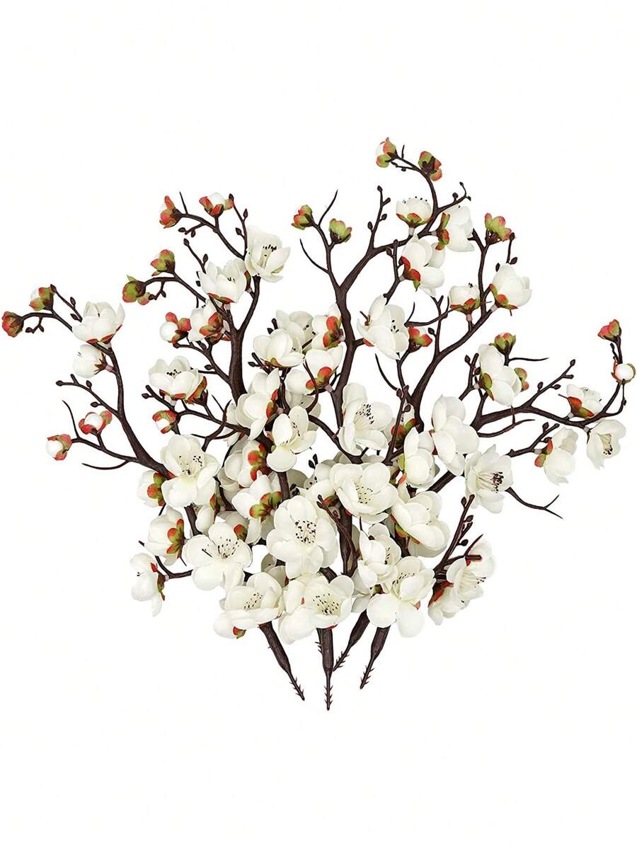 1 باقة / 3 باقات زهور اصطناعية من الزهور المختلطة بالبيونية لتزيين الزفاف ، باقة العروس ، المنزل ، الحفلة ، زينة عيد الميلاد