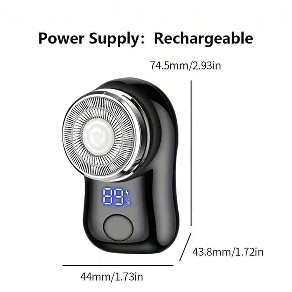 1 USB Charging Network Mini Electric Shaver, Portable Car Large Double ...