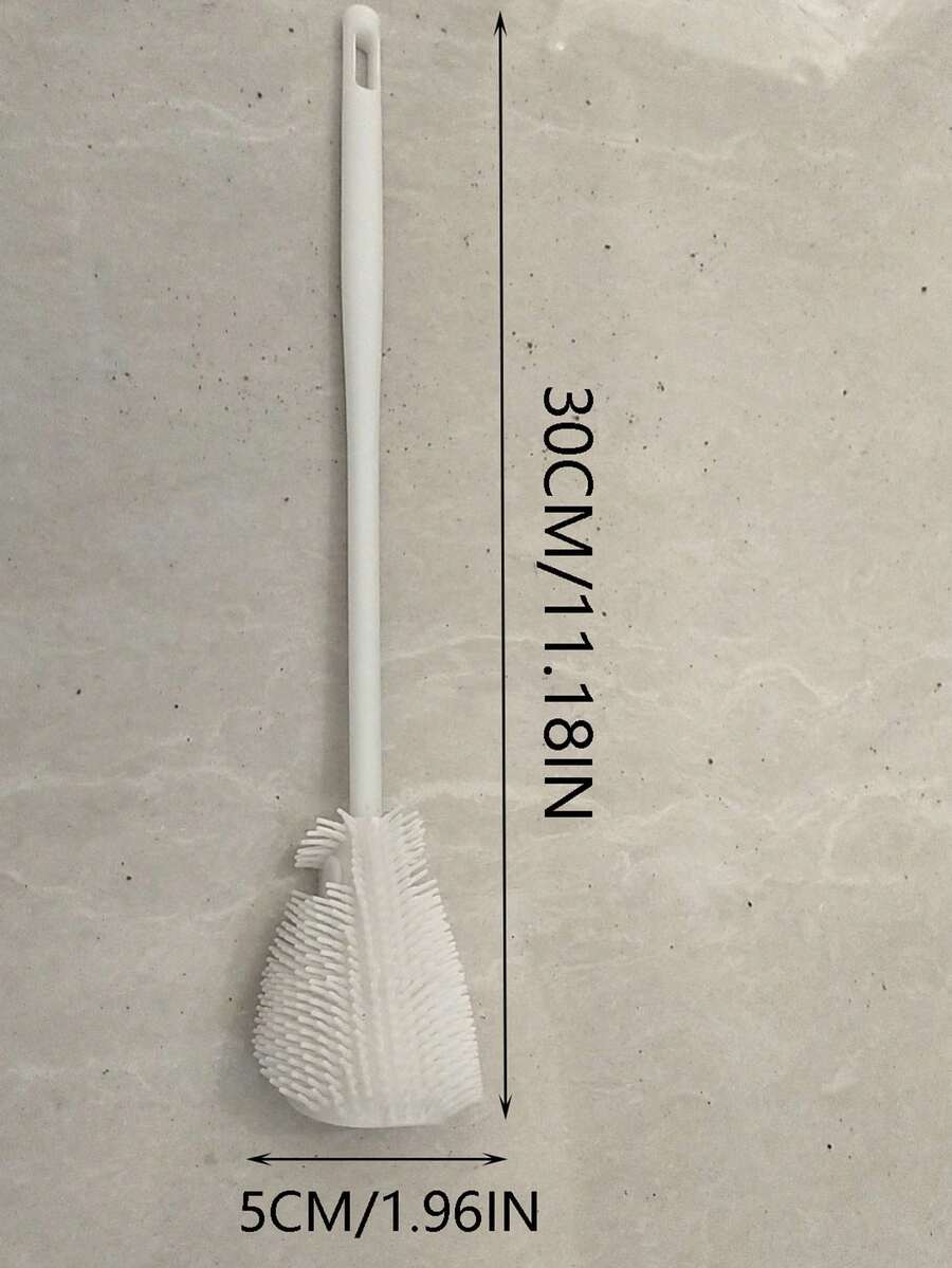 1pc Multifunctional Silicone Long Handle Cup Brush, 3In1 Bottle