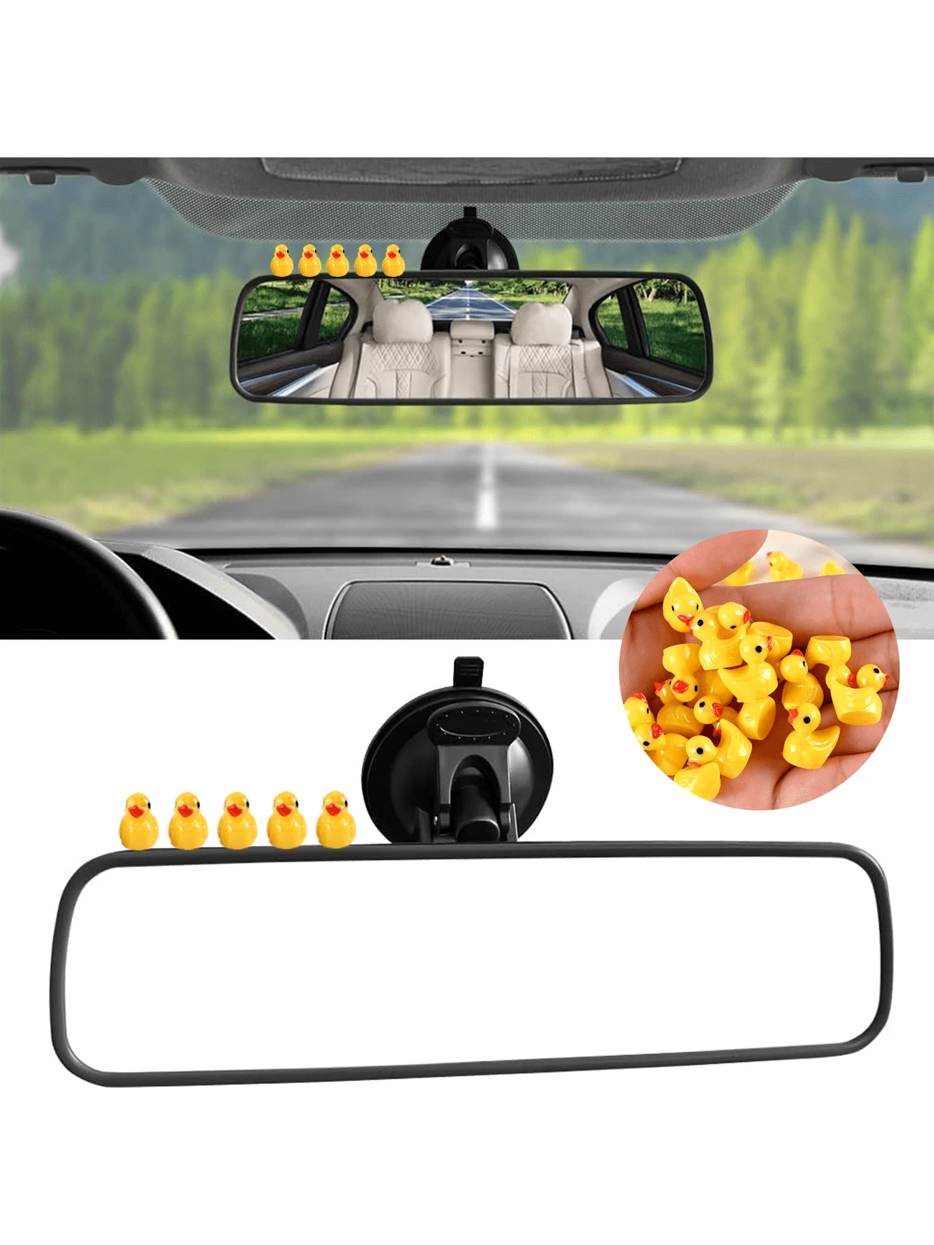 10 phụ kiện xe hơi hình gà mini dễ thương, đồ trang trí táp lô hình gà dễ thương, đồ trang trí gương chiếu hậu hình gà vui nhộn, đồ trang trí tiệc tại nhà, cảnh quan khu vườn cổ tích - Nhiều màu - Xem 1