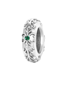 1 Mặt dây chuyền hình trái tim mạ bạc Giáng sinh phù hợp làm vòng tay trang sức DIY cho phụ nữ - Bạc - Xem 8