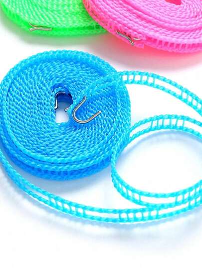 طناب نشر الملابس مقاوم للرياح 10م/8م/5م/3م بفتحات على شكل شبكة، مناسب لاستخدام المنزل،السفر الخارجي، هدية عيد الميلاد (حجم عشوائي 3م)، للربيع،بسيطة،أعلى الصيف