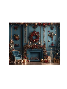 3D Sublimated Fabric Photographic Background Christmas 3.00X2.50 Horizontal - FFG-1022 - 查看 1