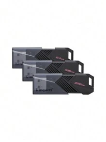 Kingston 1pc Pen Drive USB3.2 Large Capacity Flash Drive 64g/128g/256g For Car Song Computer - View 4