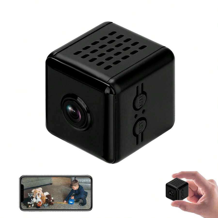 1080P HD Mini WiFi Smart Camera 120Degree Wide Angle Night Vision