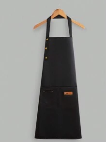 1pc Custom Aprons For Women, Chef Apron, Men Cooking Apron, Personalized Mother's Day Gift, Kitchen Apron For Women, Father's Day Gift, BBQ Apron For Men, Grilling Apron For Daddy, Black Chef Aprons,Mother's Day Gifts, Father's Day Gifts, Breathable,Lightweight,Washable,Funny,Cute,Love,Soft,Comfortable,Elegant,Simple,Custom,Personalized,Unique