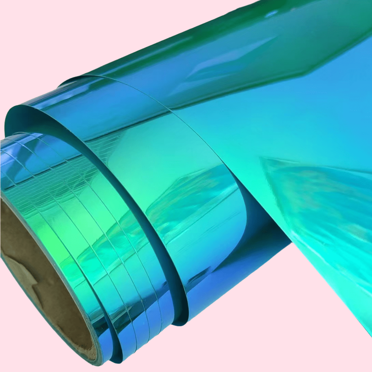 1 Sheet Holographic Laser Chameleon Self Adhesive Vinyl Permanent Vinyl