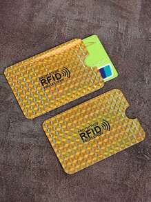 10pcs RFID Card Holder Aluminum Anti-Theft Bank Sleeve Wallet For Men And Women Credit Card Sleeves Set RFID Identity Card Protector Travel Essentials RFID Blocking Sleeves For Travel Flight Business Home Camping Outdoor Beach Summer Vacation Back To School Travel Accessories Travel Must Haves Holiday School Accessories Supplies Stuff Back To School Supplies