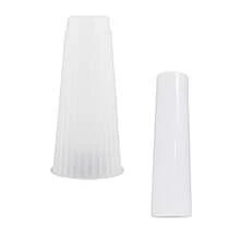 Bộ 2 khuôn bình hoa silicon sọc cao, khuôn bình hoa silicon, khuôn đúc xi măng thạch cao nhựa hoa bình hoa sọc cho đồ thủ công DIY trang trí nhà cửa - trắng - Xem 11