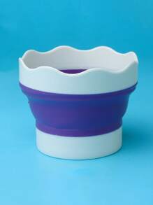 1 chiếc giá đựng cọ nghệ thuật bằng silicon có thể gập lại và xô rửa, để vệ sinh và rửa sạch cọ vẽ, nhỏ gọn và di động - Nhiều màu - Xem 13