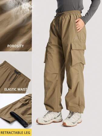 TECTOP Women's Fall/Winter Mountaineering Pants Outdoor Hiking Scratch Resistant Wear Resistant Windproof