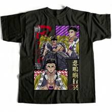 Gyomei Himejima Basic T-Shirt Pillar Of Stone Demon Kimetsu No Yaiba Japanese Anime Manga Otaku Geek Nerd Shirt Blouse Unisex Male Female 100% Cotton Top Premium Streetwear New Release Fast Shipping Various Colors!! Plus Size - 黑色 - 查看 1