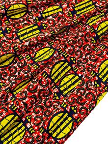 African Ankara Prints Maxi Skirt Party Wear - Multicolor - View 7