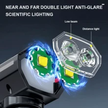 1000LM Bike Light Headlight T6 Bicycle USB Rechargeable Led Cycle Front Lights - Black - View 9