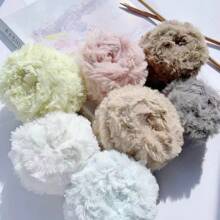 Luxurious Soft Fluffy Yarn Ball - 50 Grams, More Than 20 Colors For Choose Mixed Colors For DIY Knitting & Crochet Projects