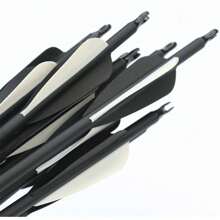 12Pcs 32" Carbon Archery Arrows, Shaft Spine 500 With Removable Tips, Hunting And Target Practice Arrows For Both Compound Bow And Recurve Bow - 1 - View 3